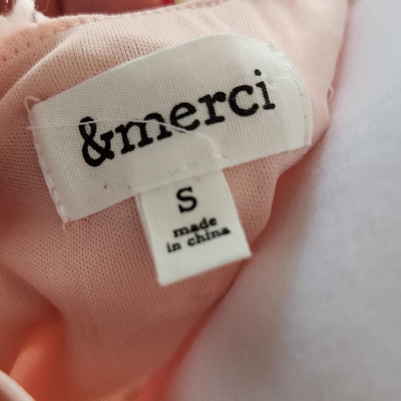 &merci pink size small spaghetti strap dress - Picture 4 of 4